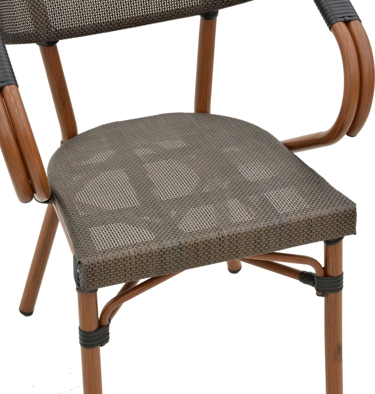 Vrtni stol Isaia, 57x57x83 cm, rjav