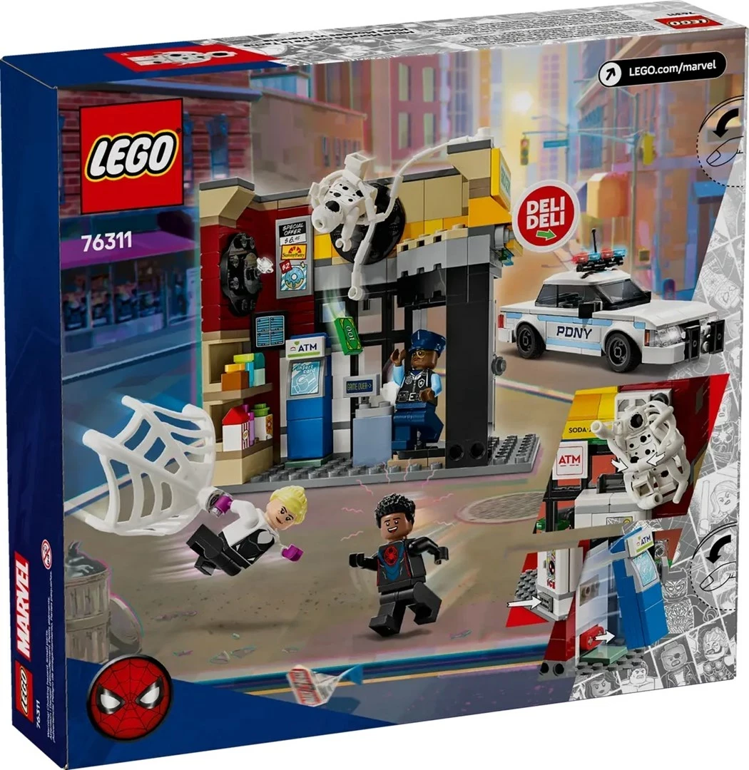 Set z 375 kockami Marvel Miles Morales proti The Spot, LEGO 76311