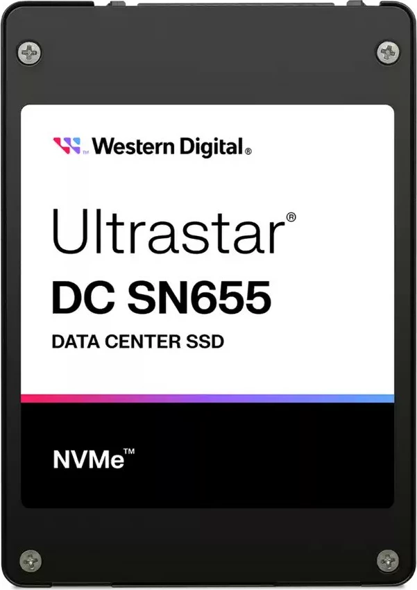 Notranji SSD 15,36 TB, NVMe, U.3 PCIe 4.0, 2,5", Western Digital Ultrastar DC SN655