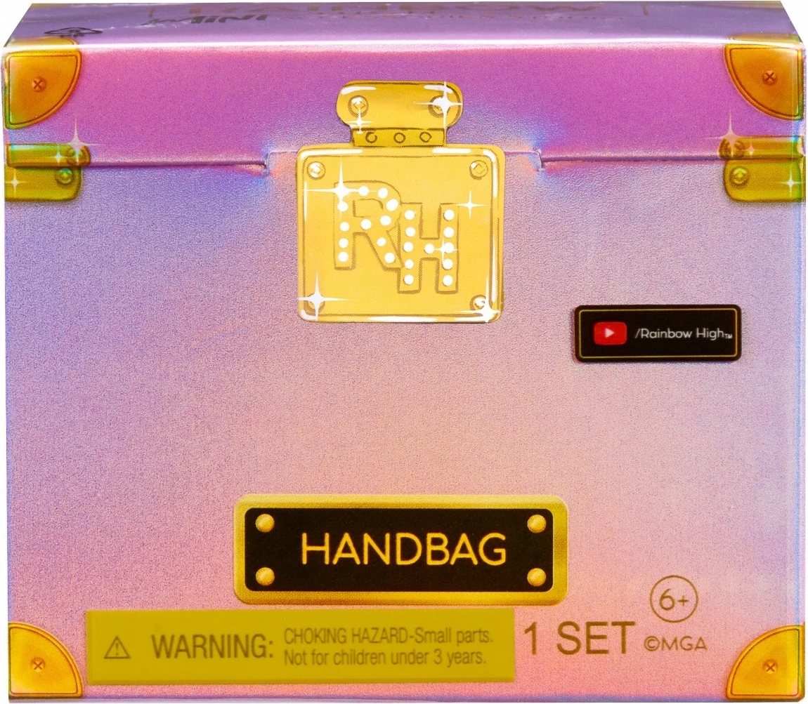 Set torbic za punčke, Rainbow High Accessories Studio Series 1, mešanica