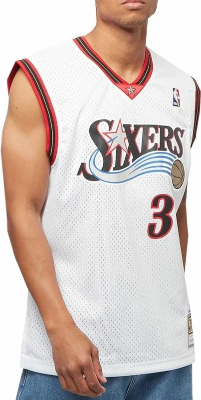 Dres NBA Swingman domači za moške Mitchell & Ness 76ERS 00 Allen Iverson