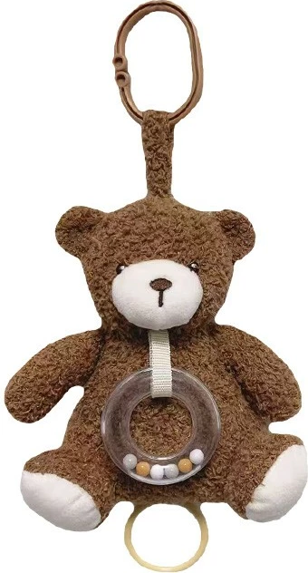 Glasbena igrača plišasti medvedek 18 cm, rjav Tulilo