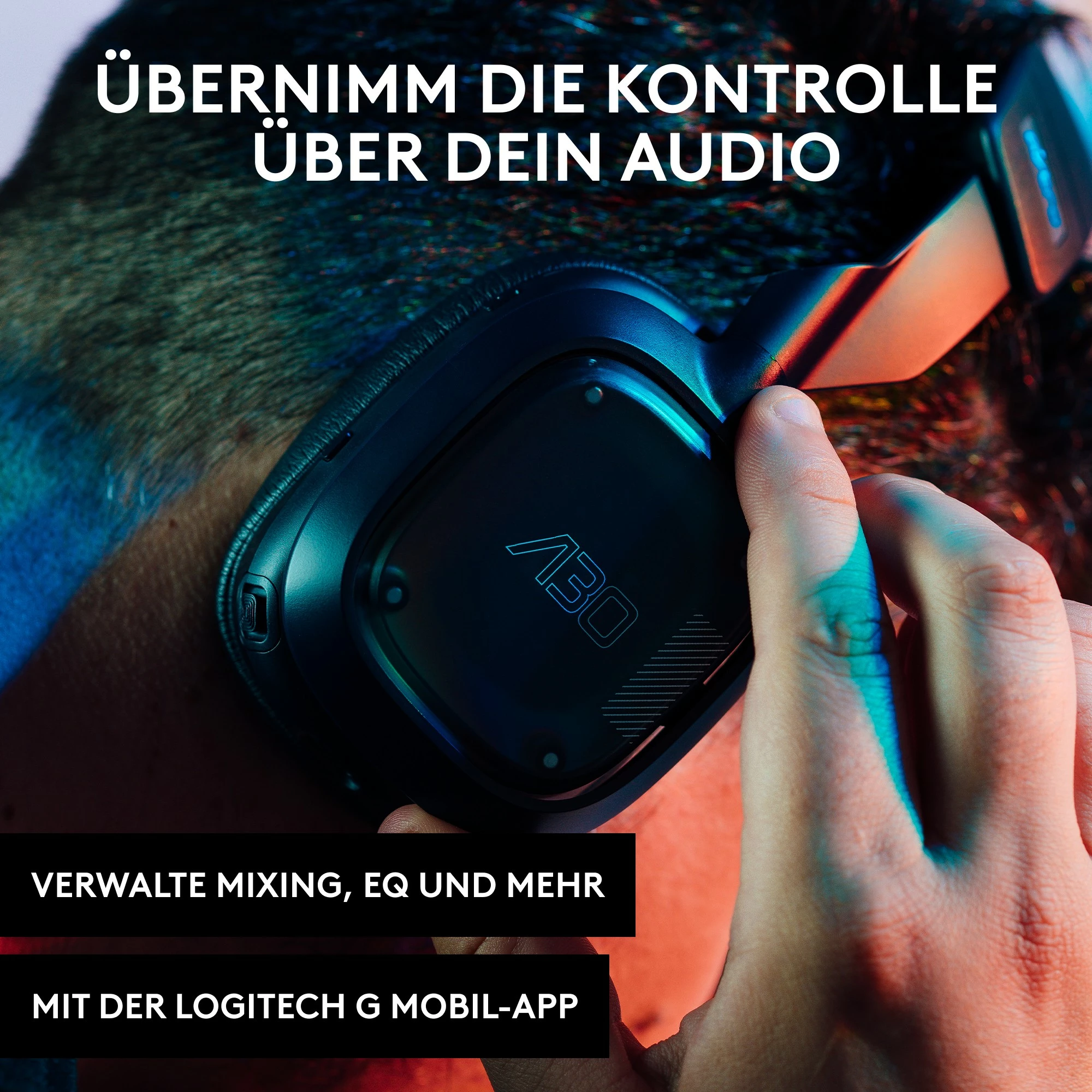 Gaming slušalke ASTRO A30 Logitech, žične in brezžične, 20 - 20000 Hz, 342 g, modre
