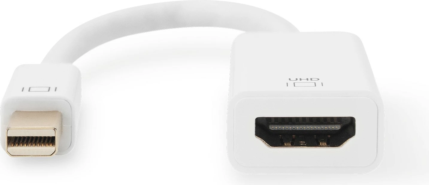 Adapter Mini DisplayPort na HDMI Digitus, 0,2 m, bel