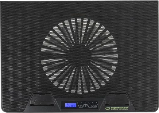 Hlajenje za prenosnik Esperanza EGC101, 800 RPM, 17", črn