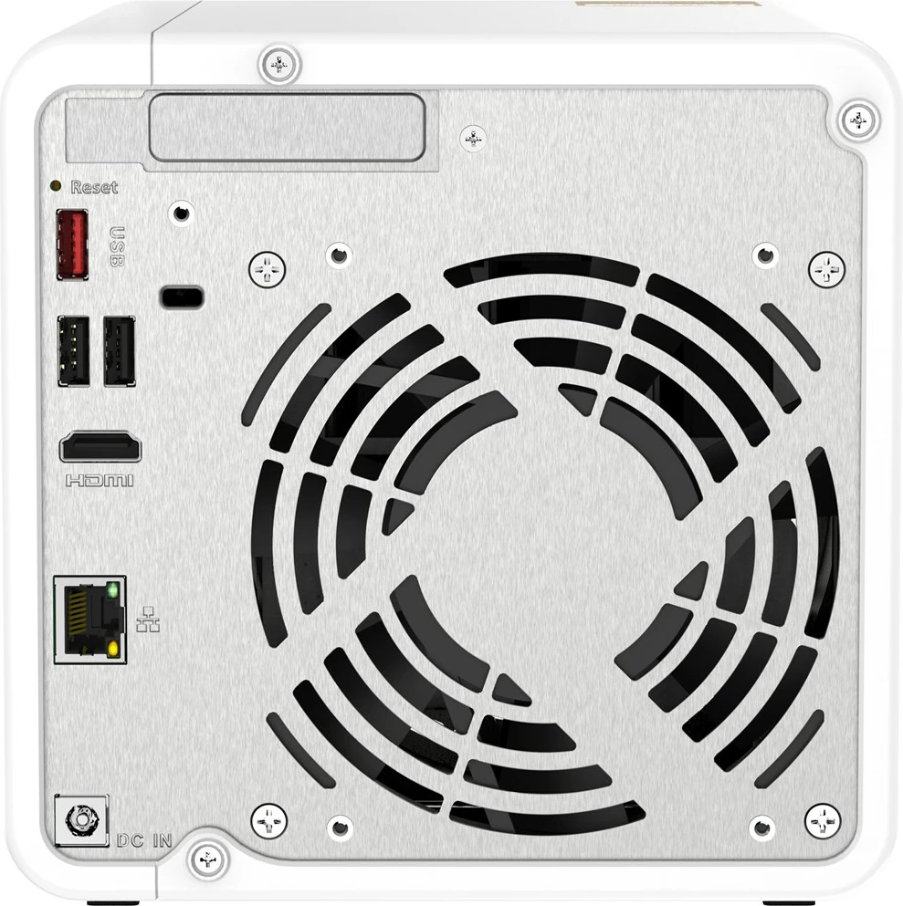 NAS ohišje QNAP TS-462-4G, Intel Celeron N4505, 4 GB RAM DDR4, stolp, bela
