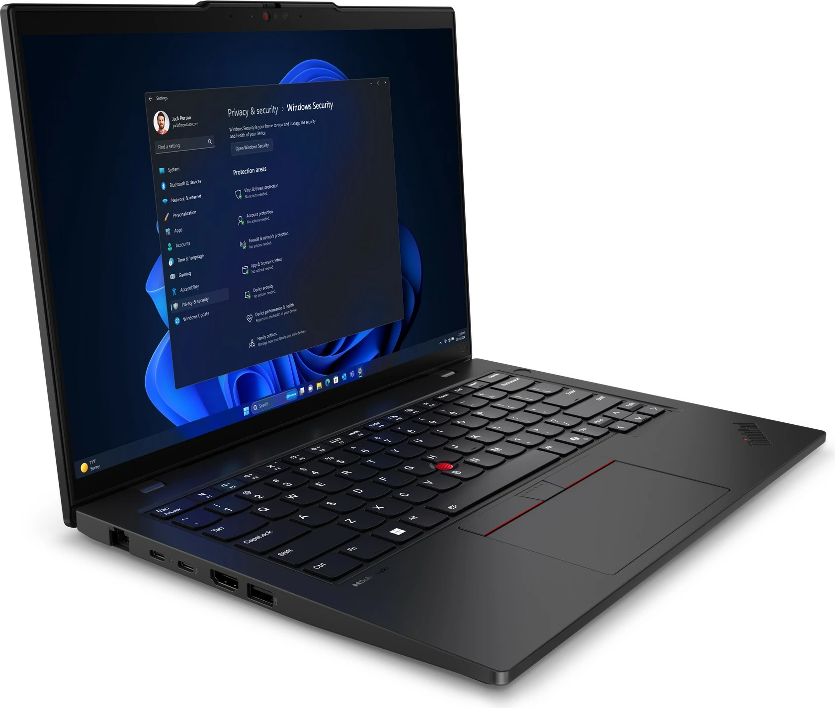 Prenosnik Lenovo ThinkPad L14 Gen 5, Intel Core Ultra 5, 16 GB RAM, 512 GB SSD, 14 inch, črn