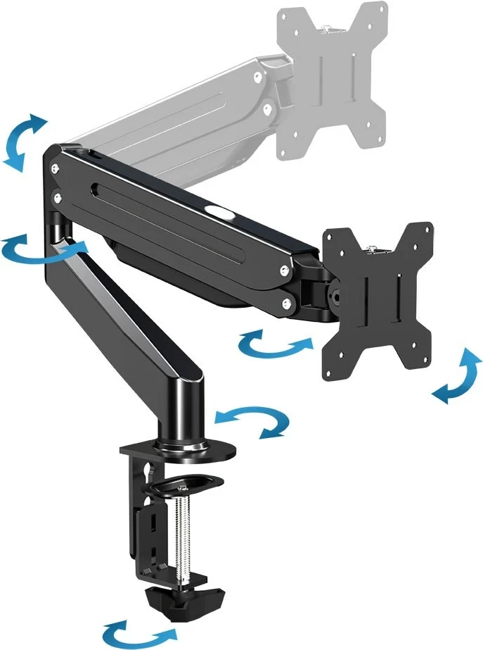 Nosilec za monitor 17–27", Esperanza ERW019, črn