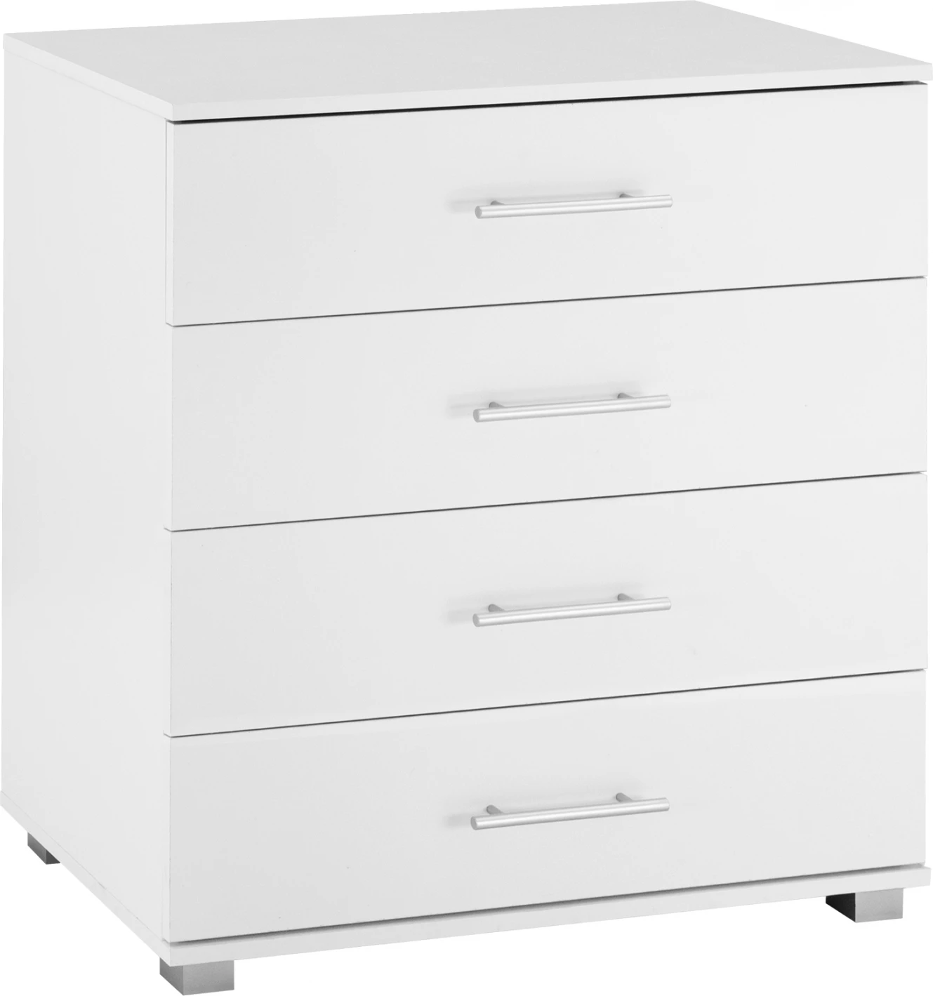 Predalnik iz melamina FH2204.05 s 4 predali bel 75x40x83cm