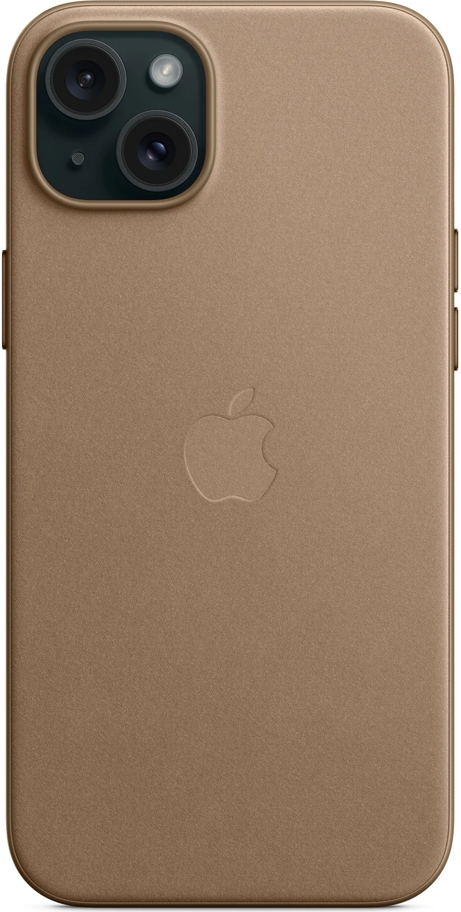 Zaščitni ovitek FineWoven za iPhone 15 Plus, Apple, taupe