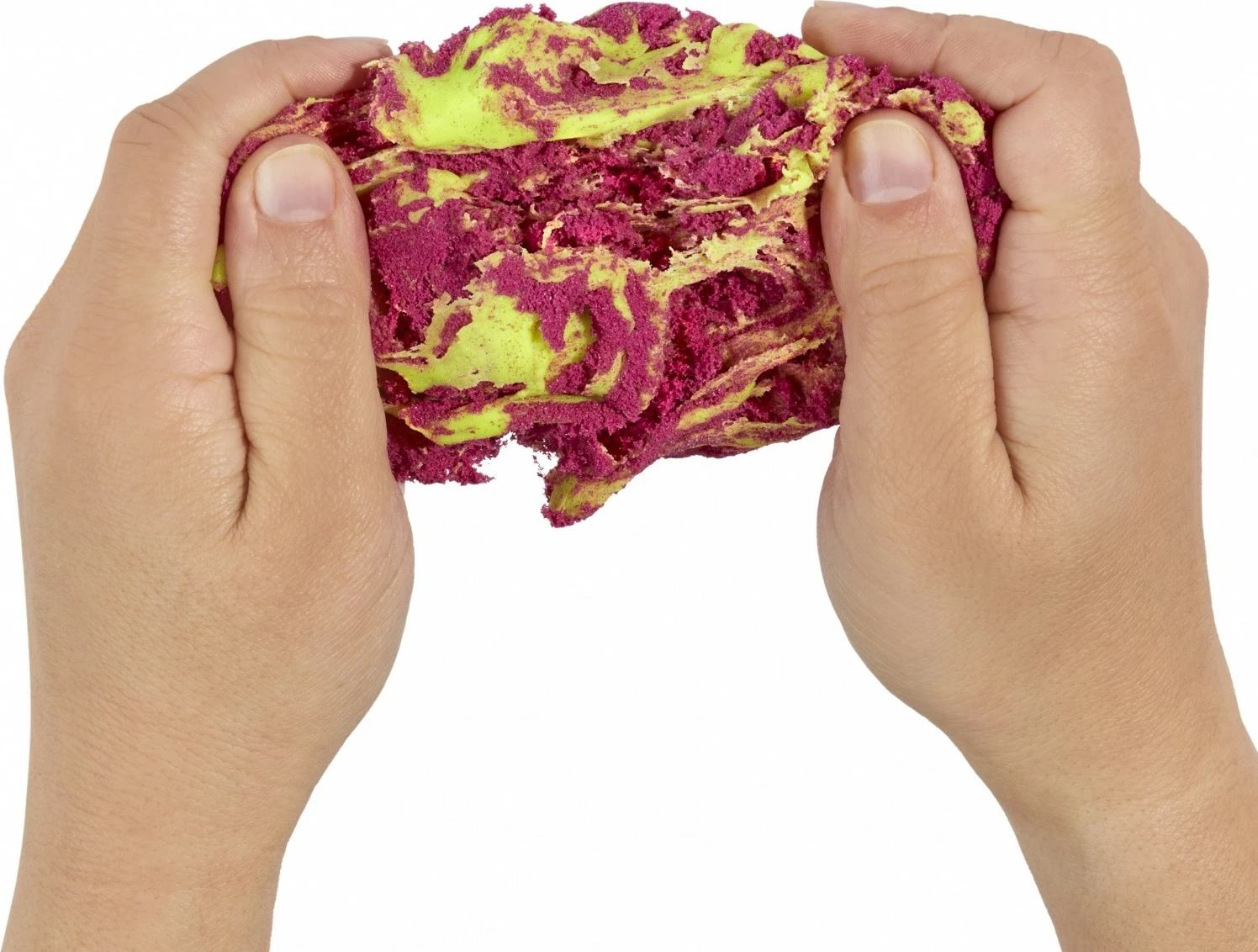 Set kinetične modelirne mase in peska MGA Wonder Factory Never Dry, limeta in rožnata