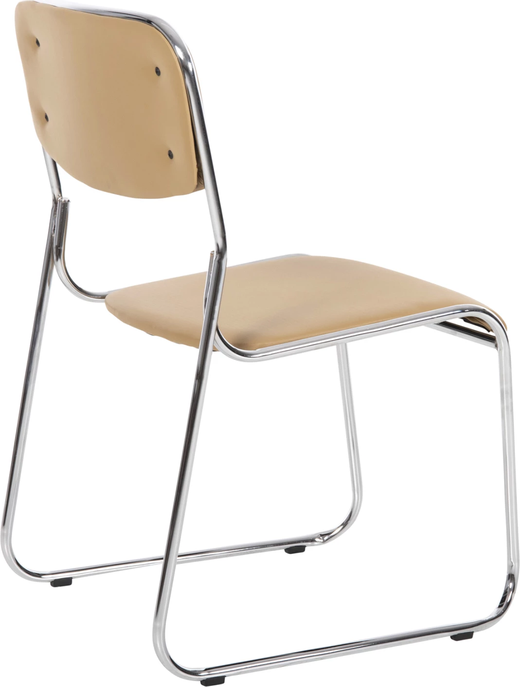 Konferenčni/obiskovalni stol MABEL FH1019.07 kromiran okvir-mocha PU 47x48x78Hcm