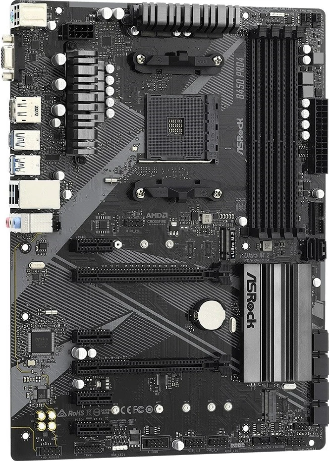 Matična plošča B450 ATX ASRock, 64GB