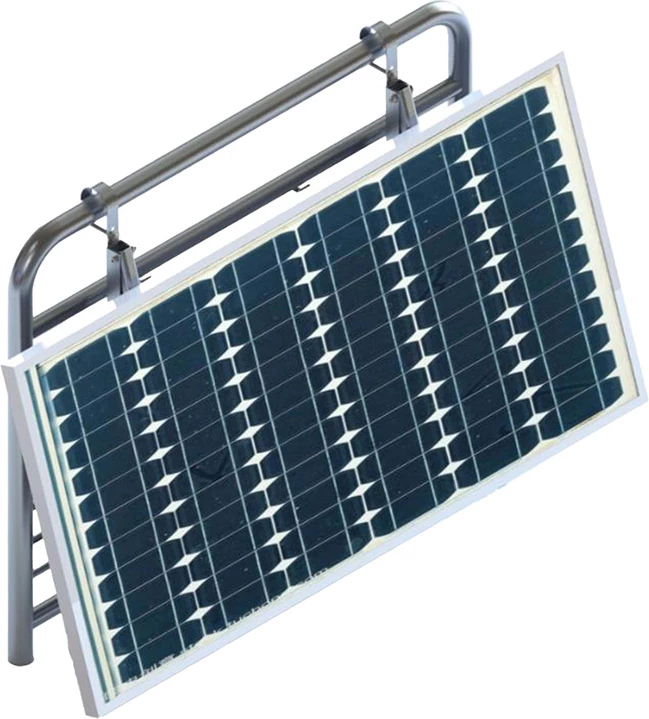 Nastavljiv nosilec za balkon za fotonapetostne panele, EcoFlow SBR02 (HQ-SBR02), montaža s kavlji in imbus vijaki, tirnica W40B