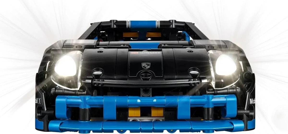 Model dirkalnega avtomobila Porsche GT4 e-Performance, LEGO Technic Set