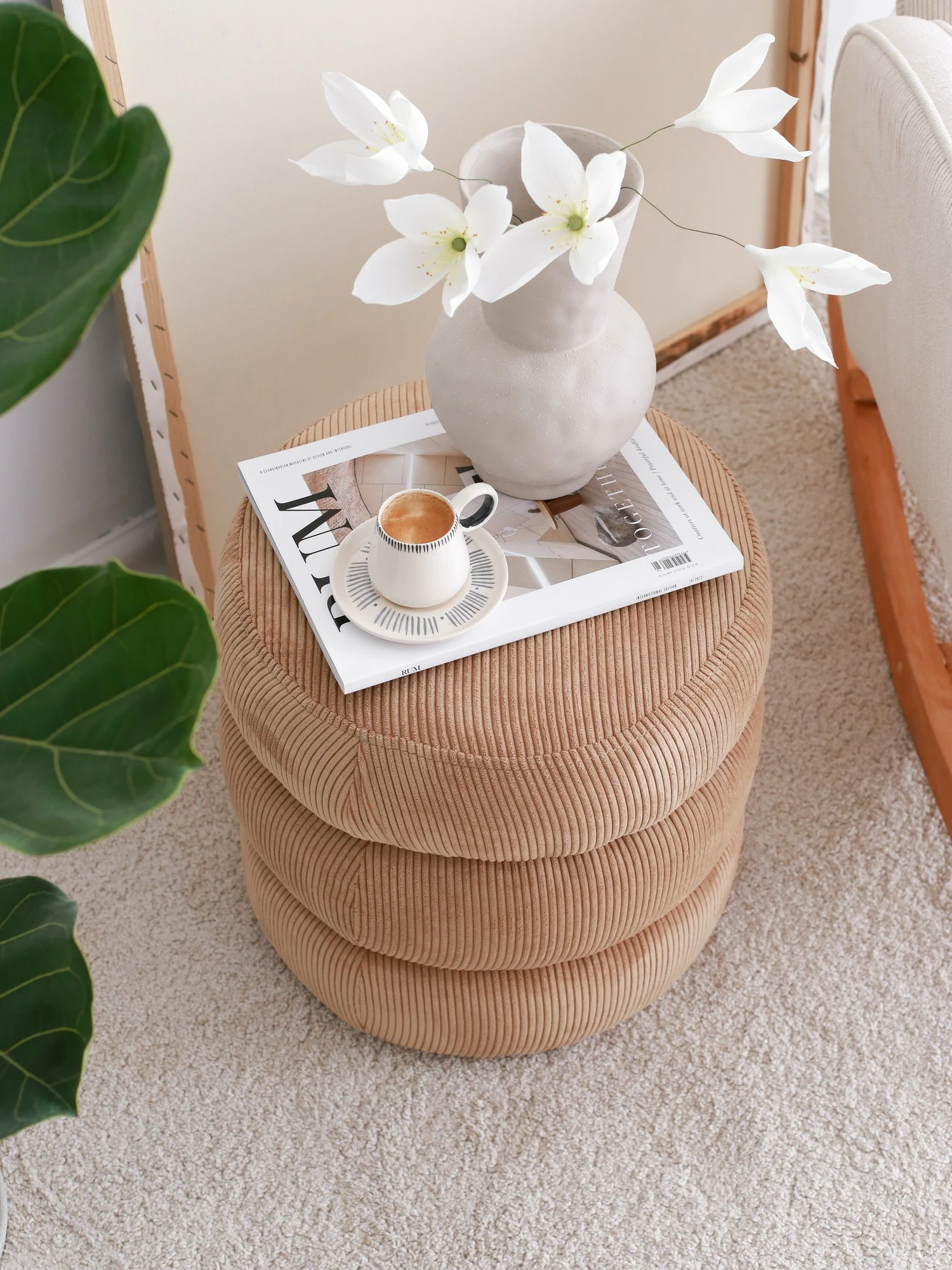 Puf Teddy Atelier del Sofa Boum, kamel