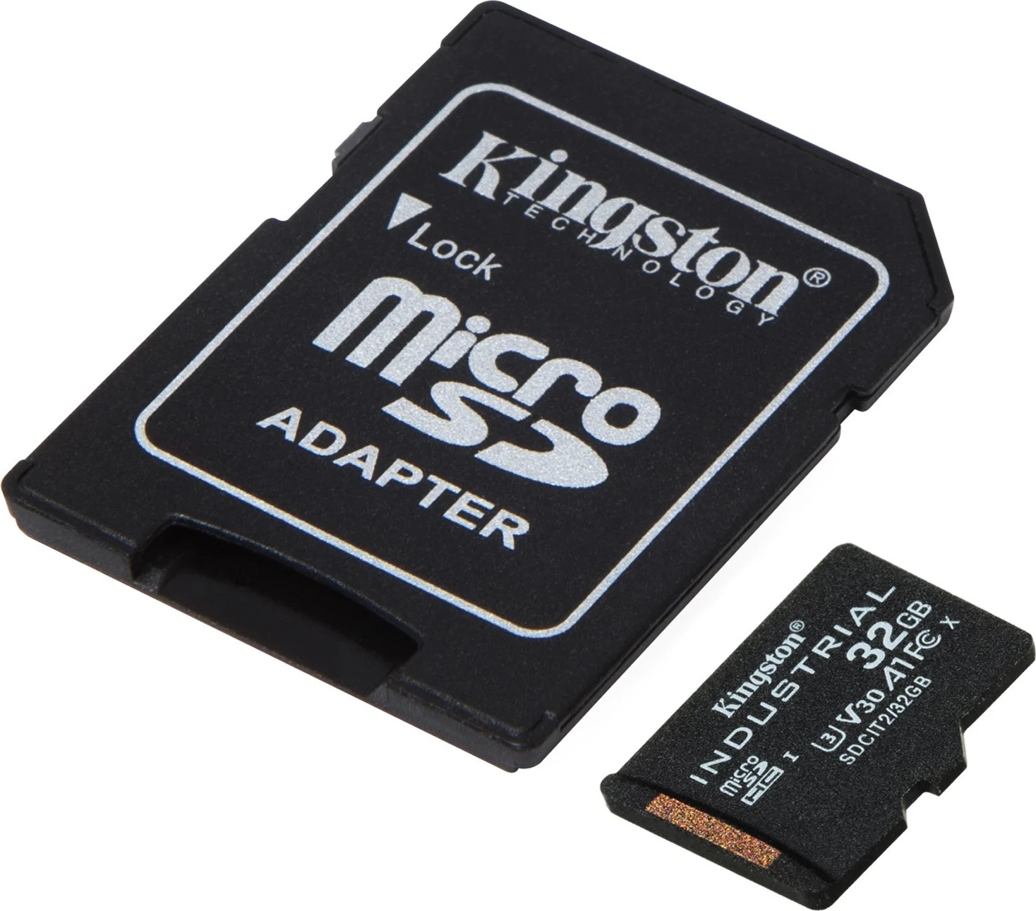 Industrijska microSDHC kartica 32GB Class 10 A1 s SD adapterjem Kingston
