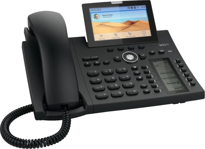 IP telefon Snom D385N, s kablom, črn