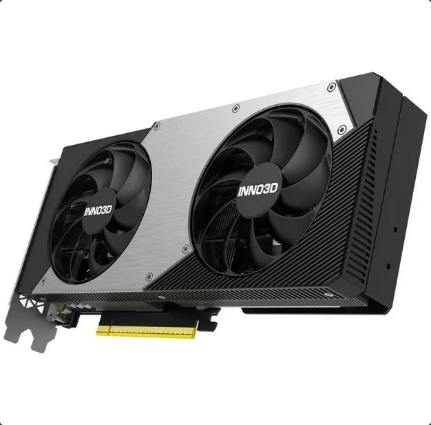Grafična kartica INNO3D GeForce RTX 5060 Ti TWIN X2, 16 GB, siva