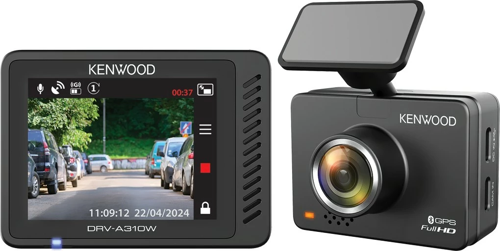 Avtomobilska kamera Kenwood DRV-A310W, Full HD, 2,0", Bluetooth, črna
