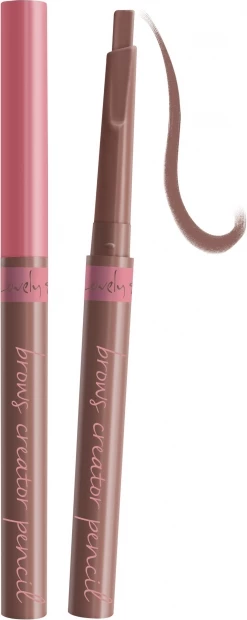 Svinčnik za obrvi, vodoodporen Lovely Brows Creator Pencil, 1 kos