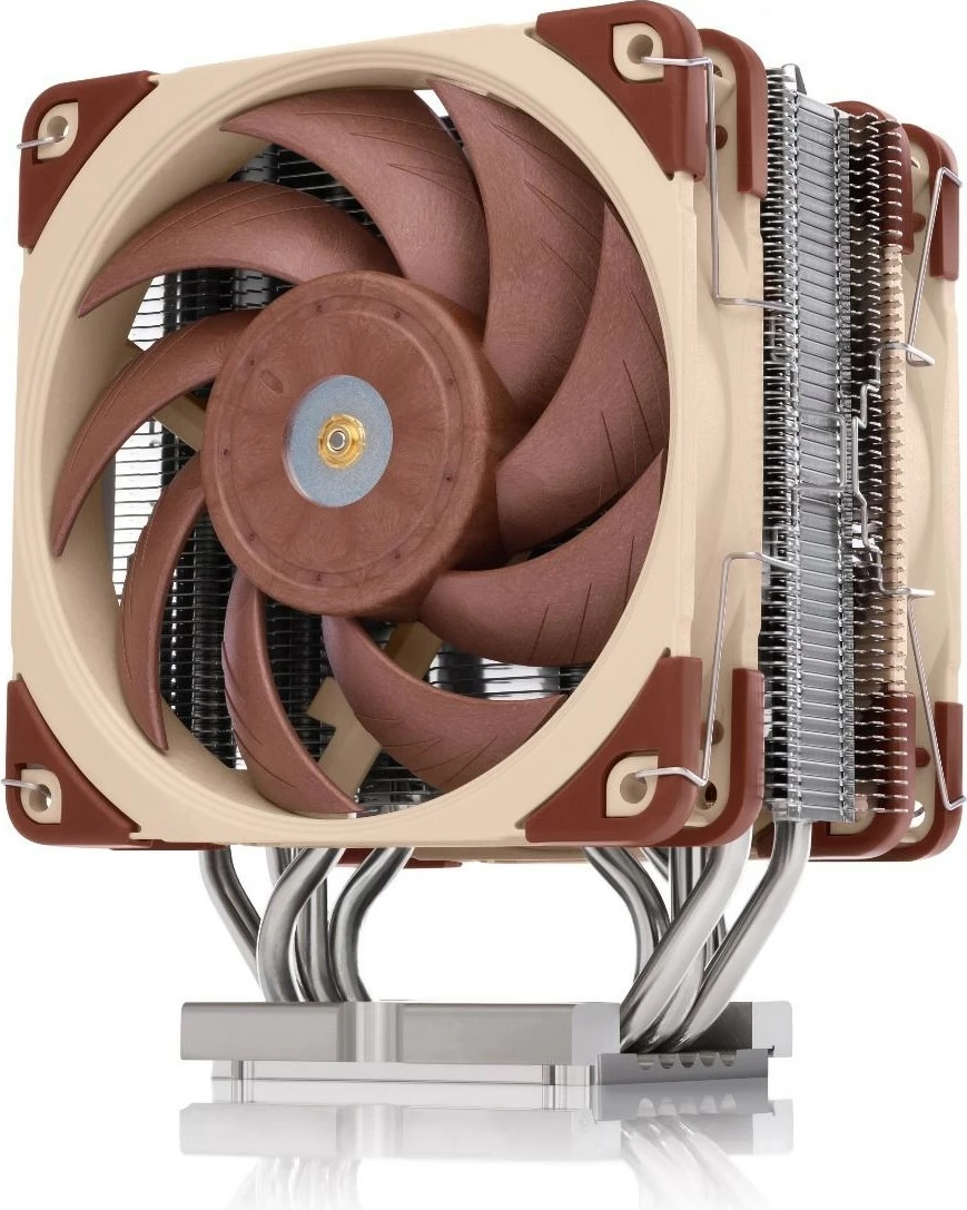Zračno hlajenje za procesor NOCTUA NH-U12S-DX-4677, 2 ventilatorja 12 cm, rjavo/srebrno