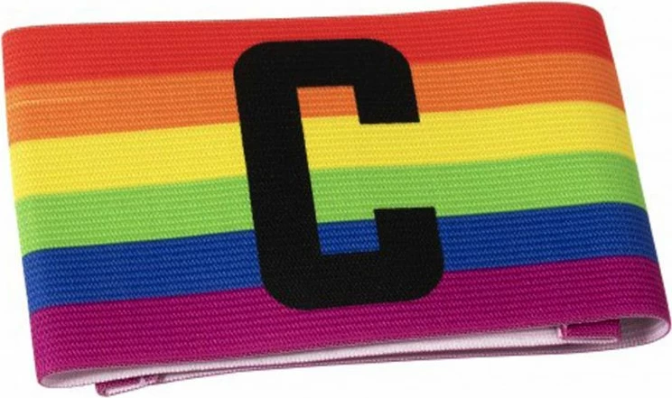 Kapetanski trak z mavričnimi barvami Select