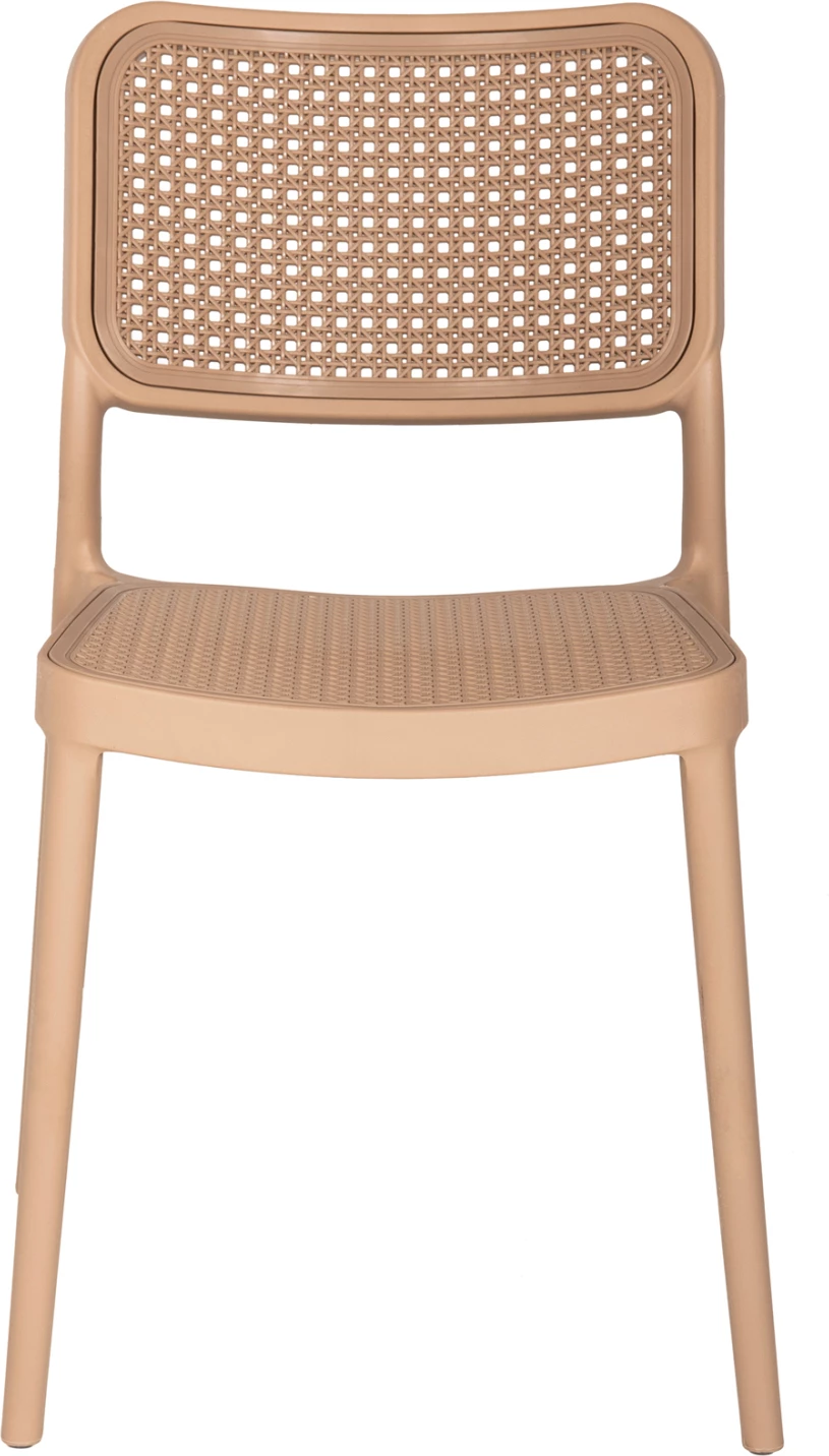 Stol iz polipropilena MEKO FH5934.03 kapučino 51x52x80Hcm