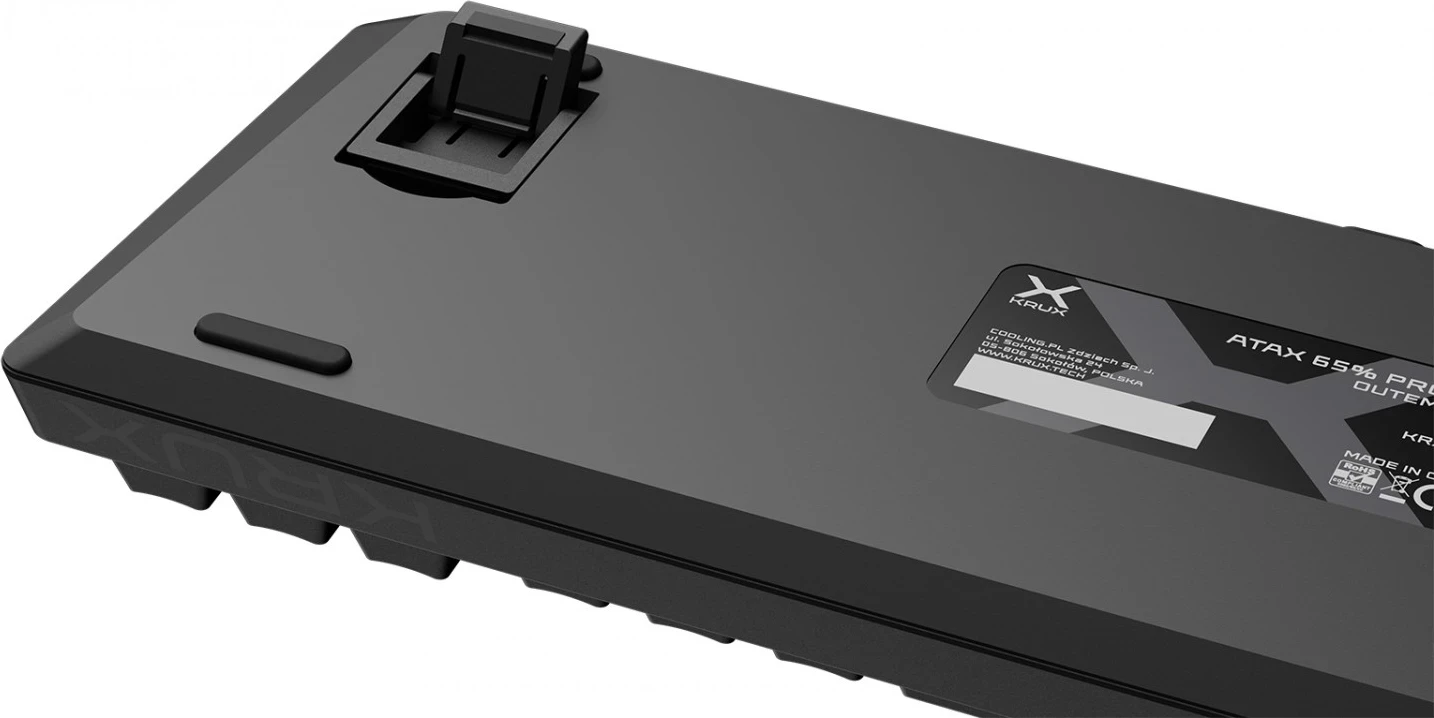 Mehanska igralna tipkovnica, Krux, črna