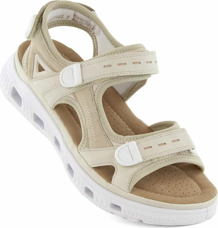 Sandali z ježkom, Rieker, bež