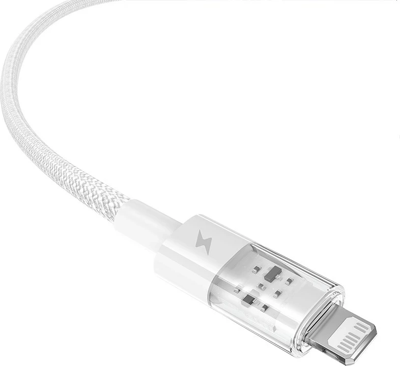 Hitri polnilni kabel Gem USB na IP Baseus, 2 m, bel