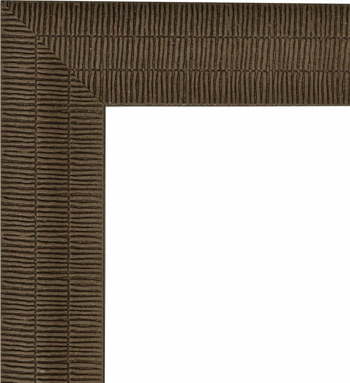 Dekorativno ogledalo GENESIS, rjavo, 65.4x1.5x125.4 cm