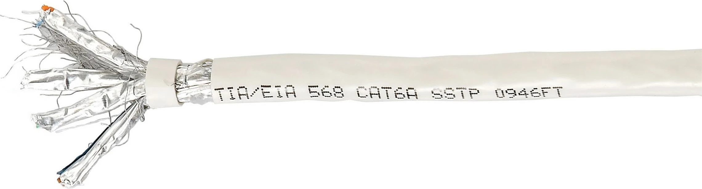 Omrežni kabel Cat6a S/FTP, Equip, 100 m, trdo baker, LSZH, bež