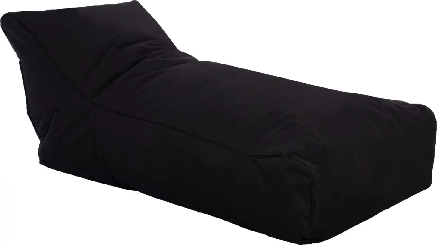 Pouf Alok črno z UV zaščito 140x70x60 cm