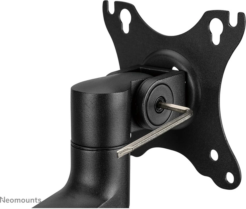 Nagibno ročno držalo za mizo za monitor in prenosnik, Neomounts DS20-425BL2, 27", črno