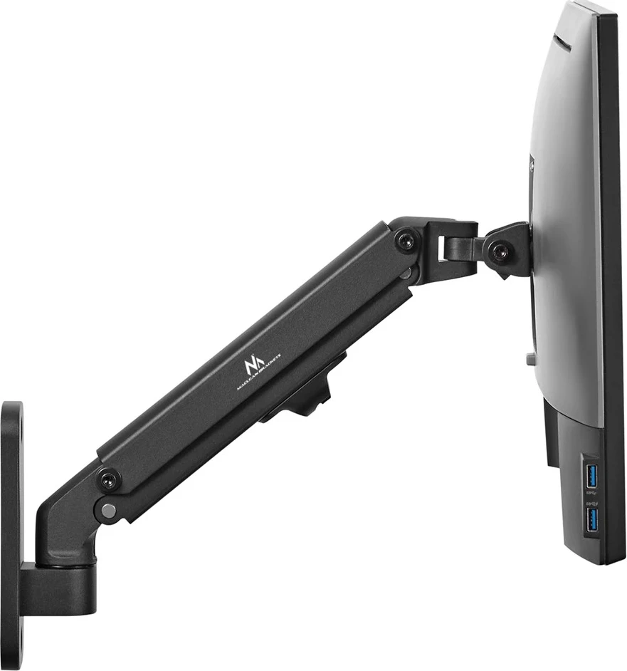 Nastavek za monitor z plinsko vzmetjo Maclean MC-458, 17–27 in, črn