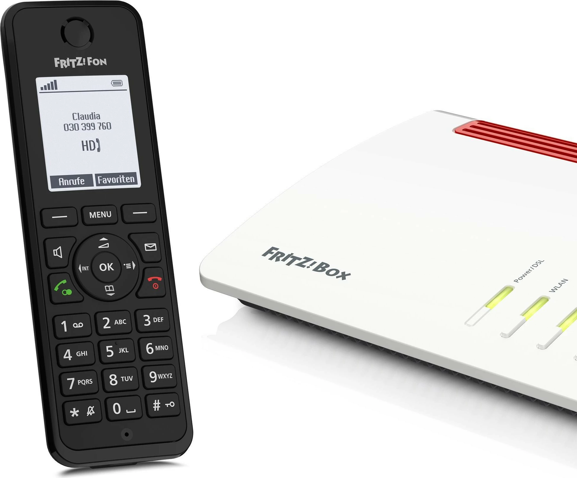 Brezžični telefon VoIP, črn, AVM FRITZ!Fon M3