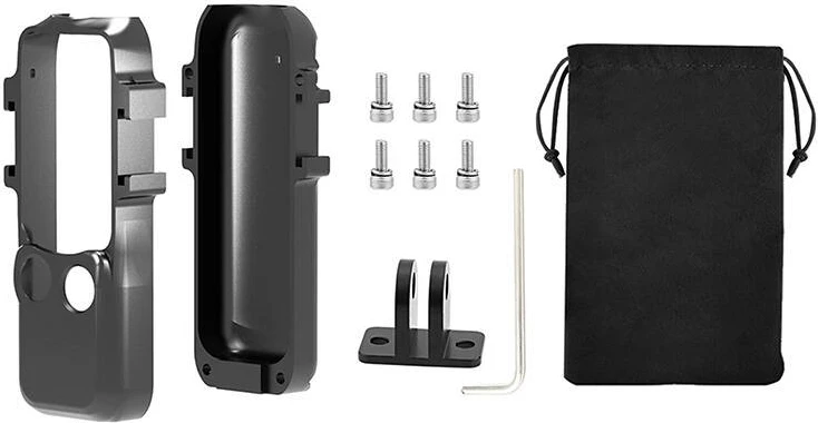 Metalen ovitek Puluz PU933B za DJI Osmo Pocket 3, črn