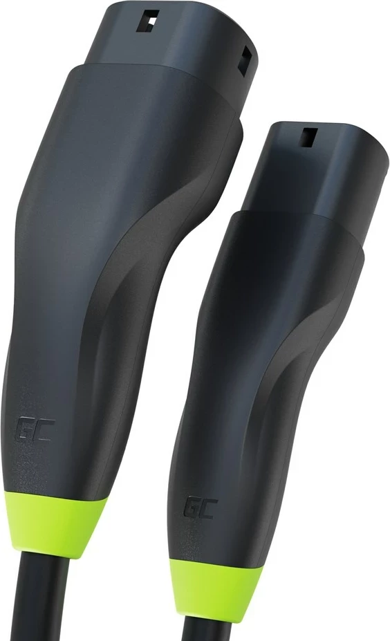 Polnilni kabel za električna vozila Green Cell EVKABGC03, 5 m, črn