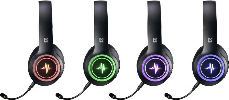 Brezžične slušalke z LED Defender Freemotion B571, črne