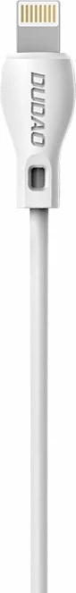 Lightning kabel, 2 m, 2,1 A, bel, Dudao L4L