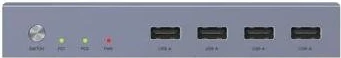 KVM preklopnik Unitek, 4K, HDMI 2.0, srebrn