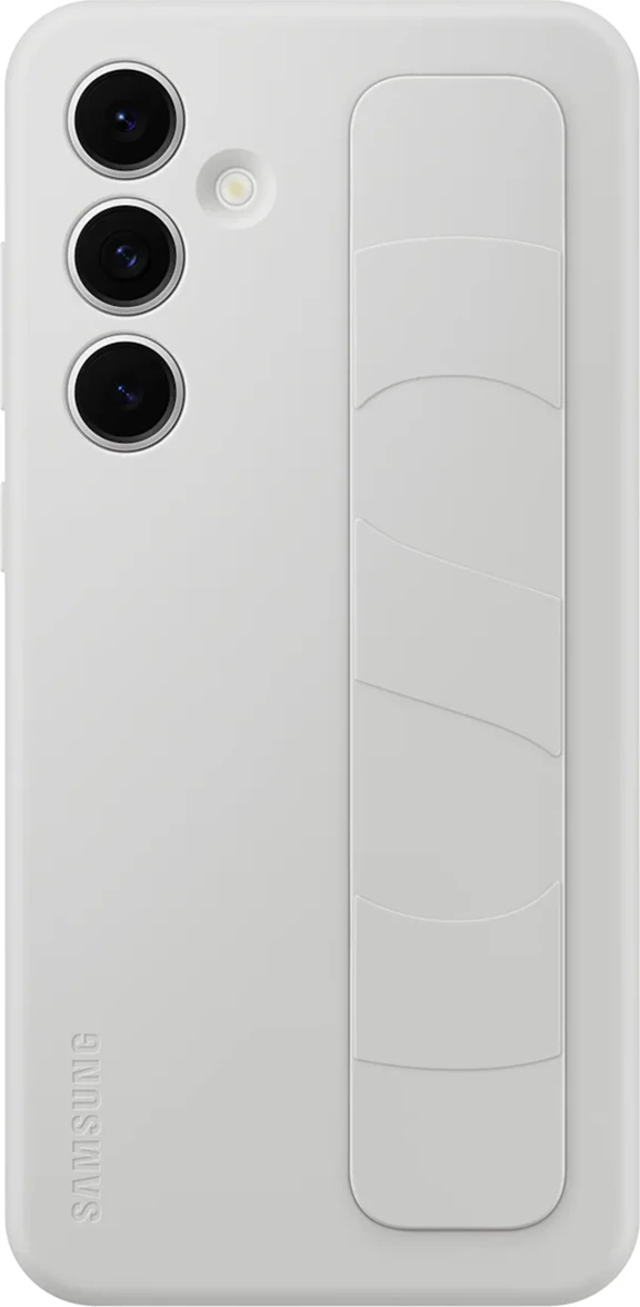 Ovitek za telefon z držalom in stojalom za Samsung Galaxy S24 FE, Samsung EF-GS921CLEGWW, siv