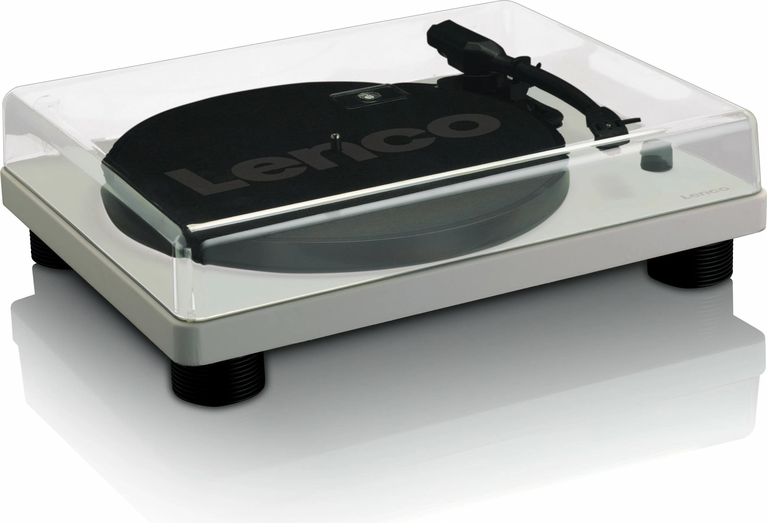 Gramofon Lenco LS-50, 2 zvočnika, USB, siva