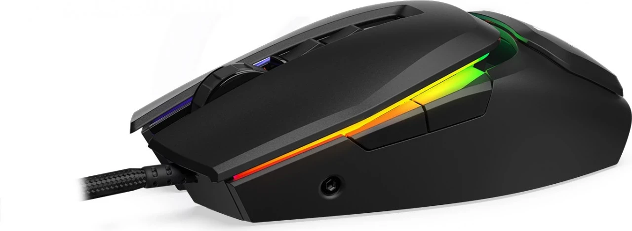 Gaming miška CROSS BOT RGB, Krux, črna