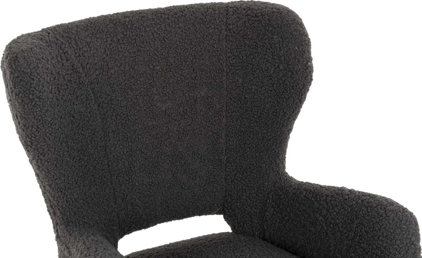 Fotelj MYLIE FH8394.21 iz sive boucle tkanine 66x75x93H cm