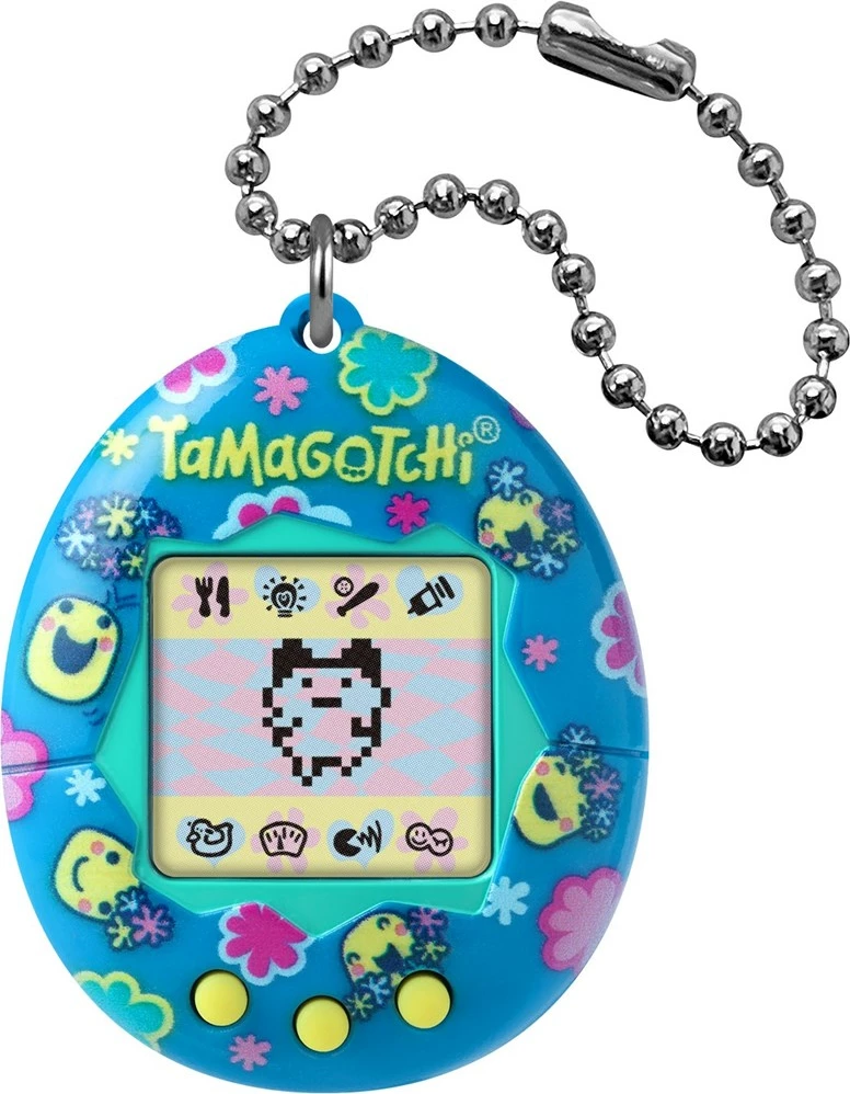Elektronska igrača Tamagotchi Tama Smile, Bandai, kolekcijska, modra