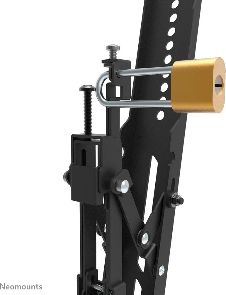Stenski nosilec za TV Neomounts WL35S-850BL18, 2,18 m (86"), 100 x 100 mm, 800 x 400 mm, 0 - 12°, jeklo, črn