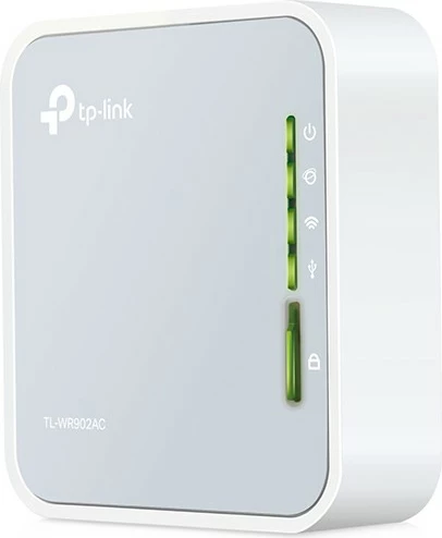 Prenosni usmerjevalnik TP-Link TL-WR902AC, Wi‑Fi 5, dvopasovni, bel