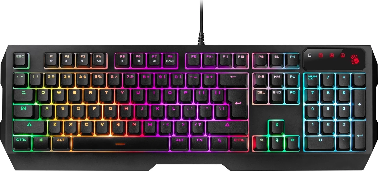 Gaming komplet tipkovnica, miška in podloga A4-Tech Bloody B1700, z RGB osvetlitvijo